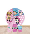 Pre Designed Round Backdrop Kits with Counter for Birthday Parties & Events.