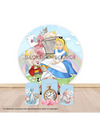 Pre Designed Round Backdrop Kits with Counter for Birthday Parties & Events.