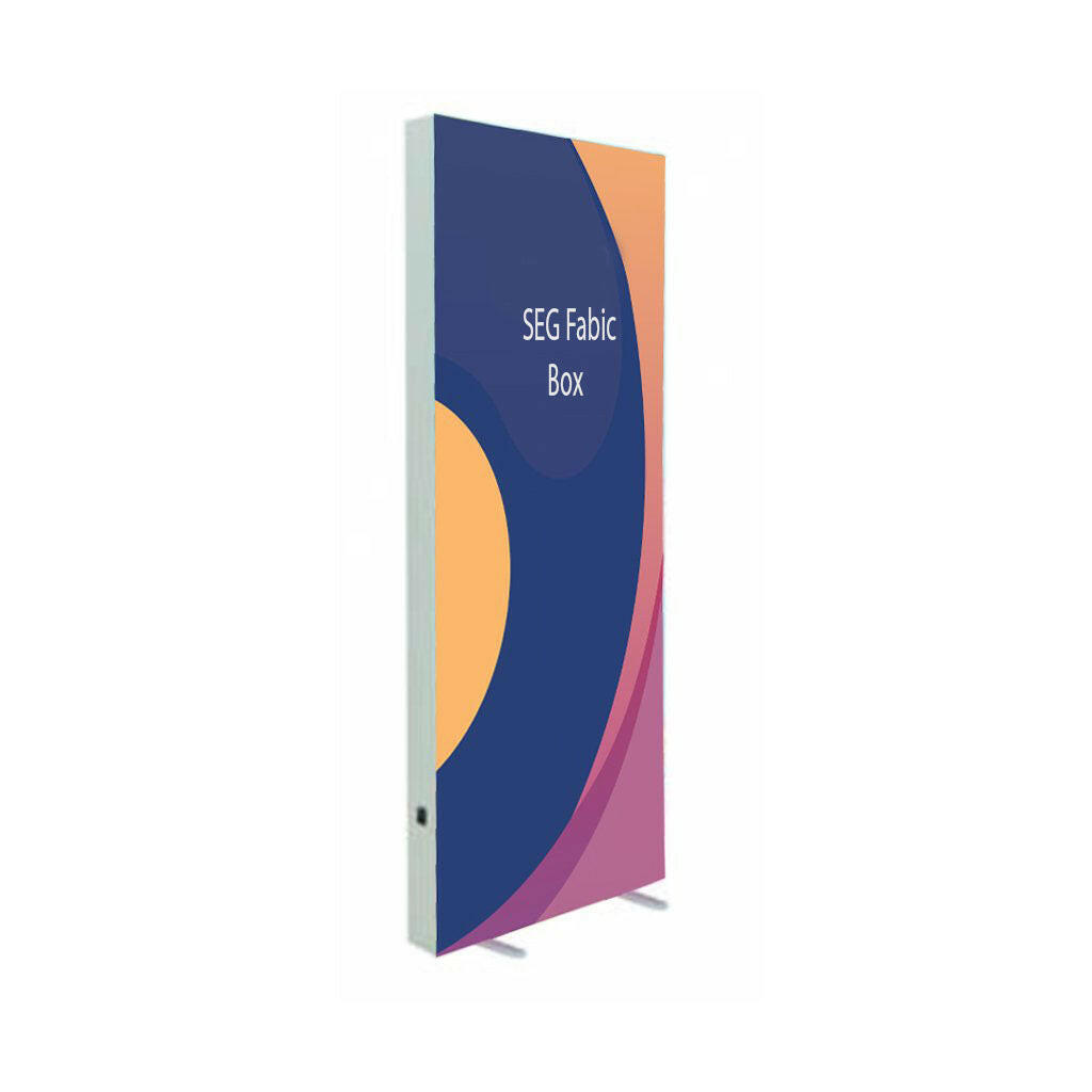 SEG Frameless Fabric LED Light Box Display - 1.2m W x 2m H.