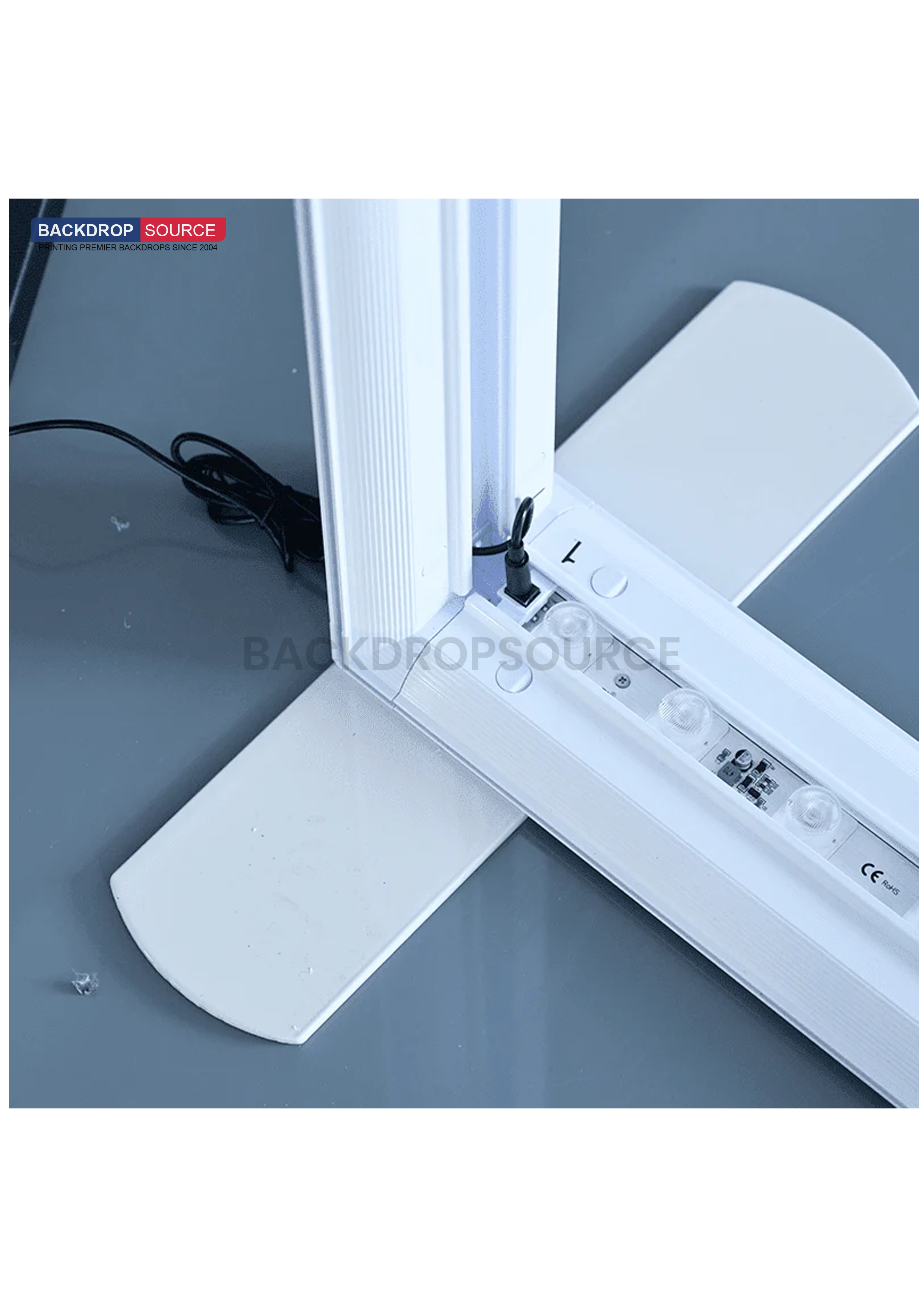 SEG Light Box Display Counter - 1m H.