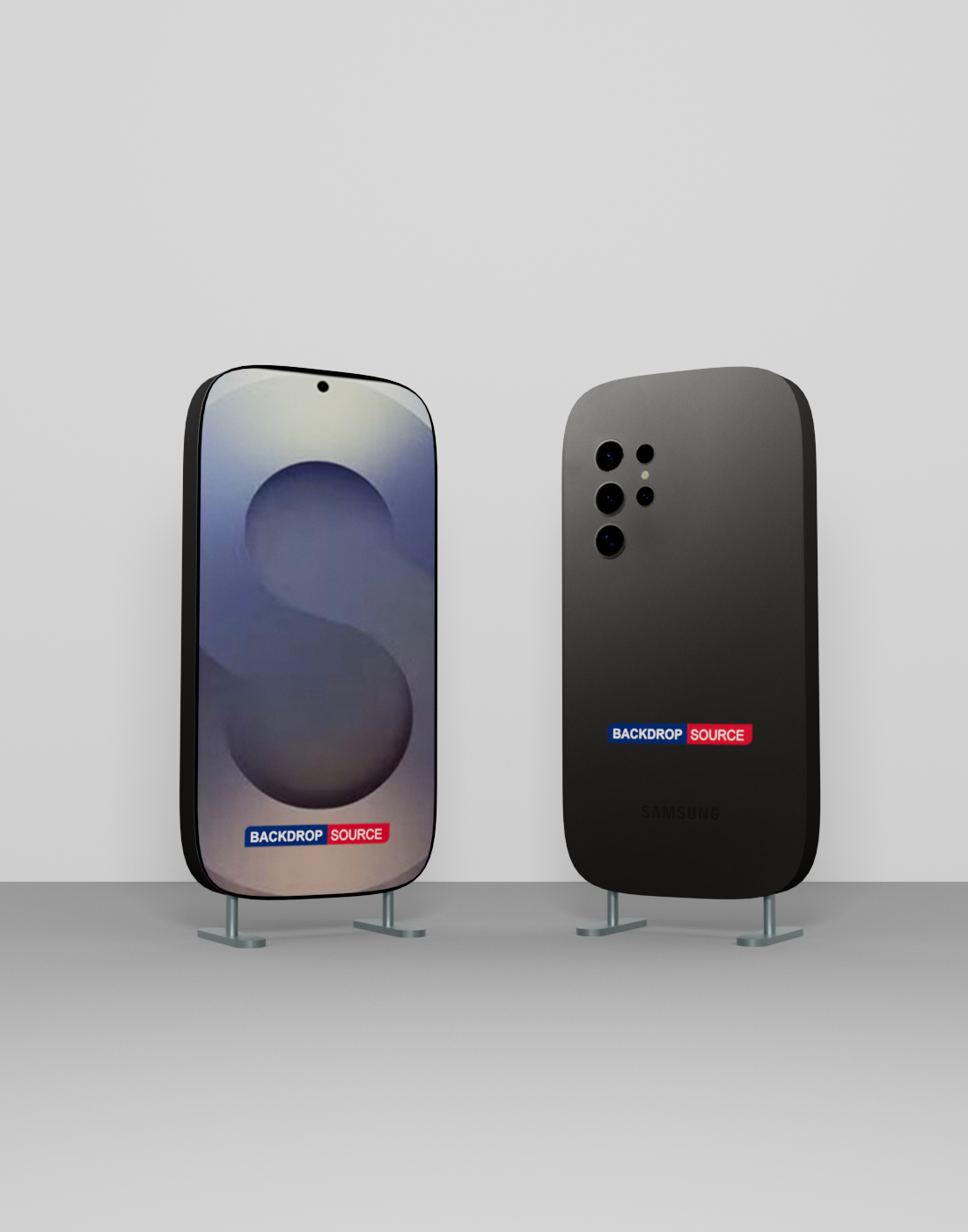Mobile-Shaped Exhibition Display.