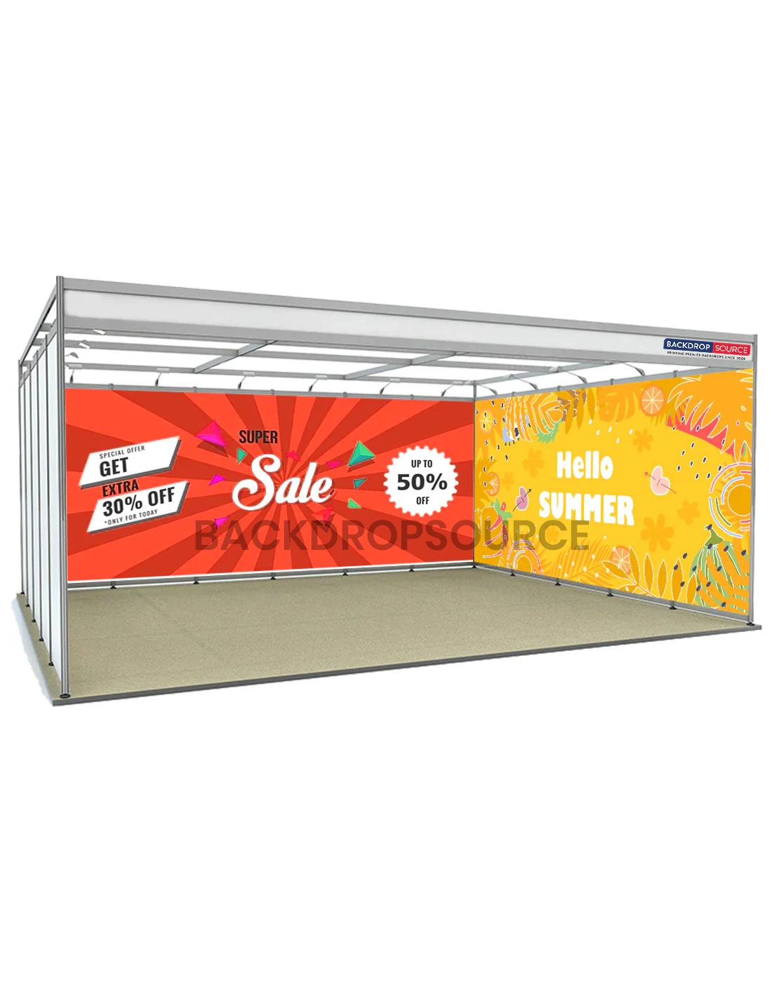 Shell scheme Exhibition Graphics ( Full Coverage Seamless).