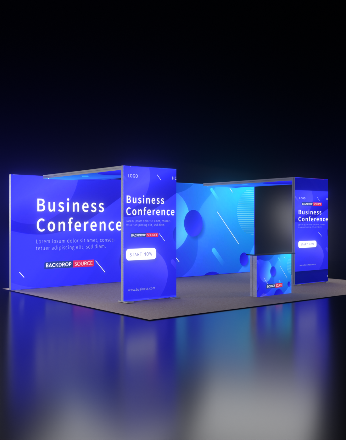 SEG Modular Lightbox Display Kit - Model 9.