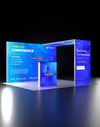 3m SEG Modular Lightbox Display for Tradeshows - Model 1.