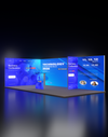 6m SEG Modular Lightbox Display for Tradeshows - Model 5.