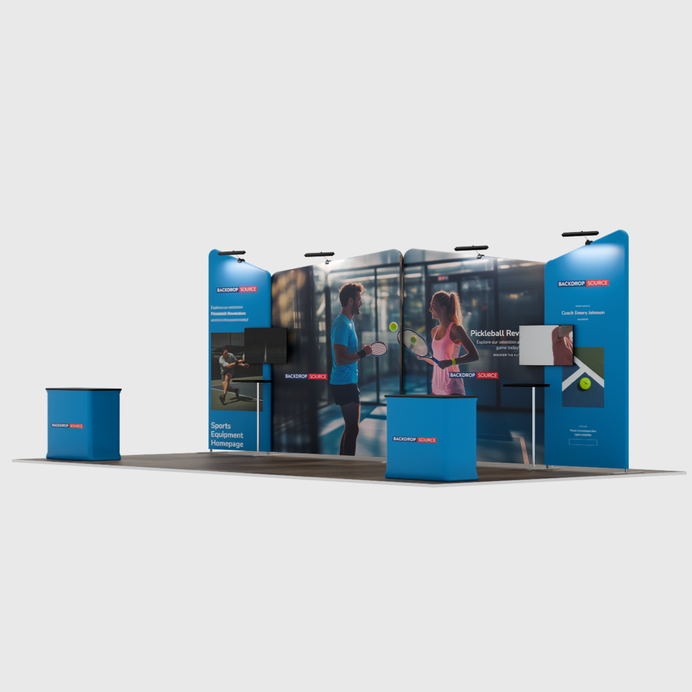Portable Exhibit Display 6m x 3m - Model 2.