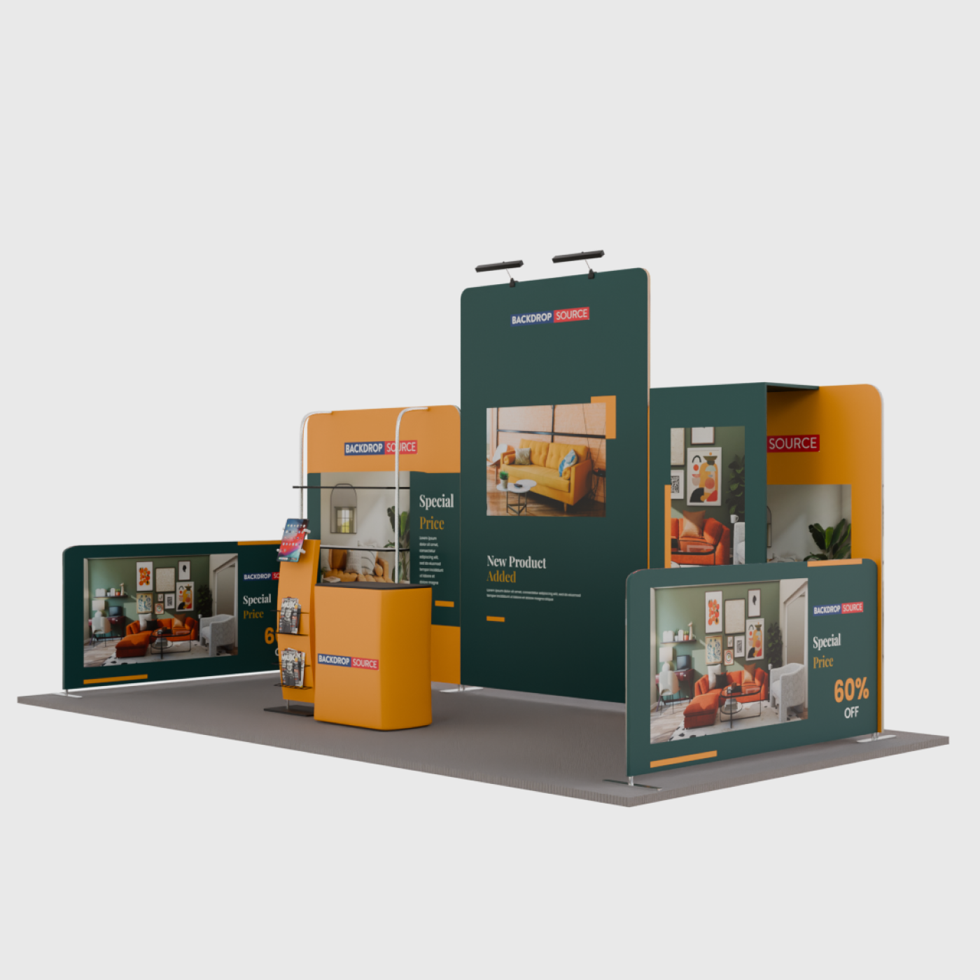 Seamless Displays for Impactful Exhibitions.