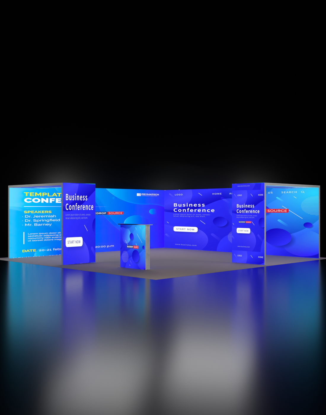 SEG Modular Lightbox Display Kit - Model 17.