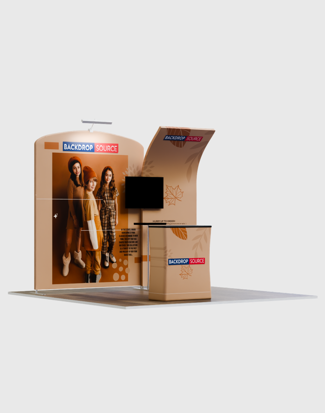 Portable Exhibit Display 3m x 3m - Model 8.