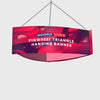 Sky Tube Pinwheel Triangle Hanging Banner.