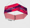 Sky Tube Hexagon Hanging Banner.