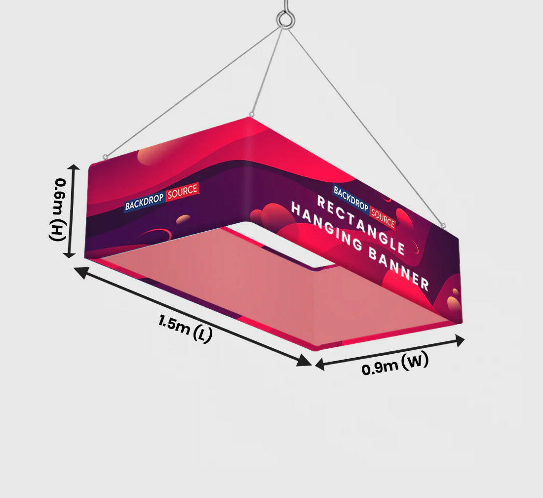 Sky Tube Rectangle Hanging Banner.