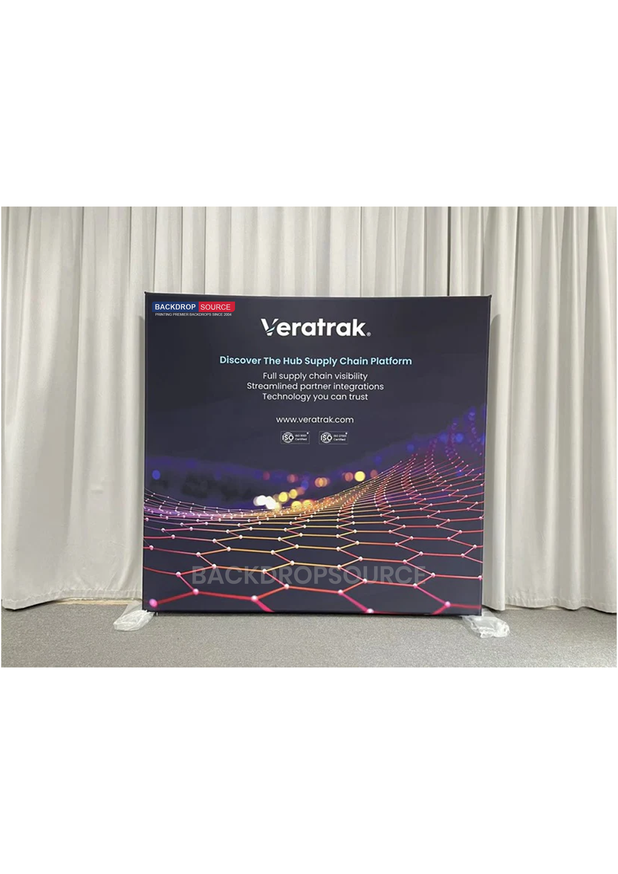 Slim Fabric LED Backlit Wall.