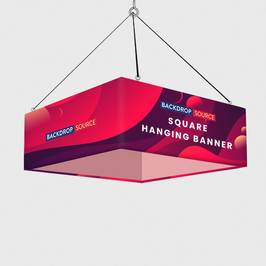 Sky Tube Square Hanging Banner.