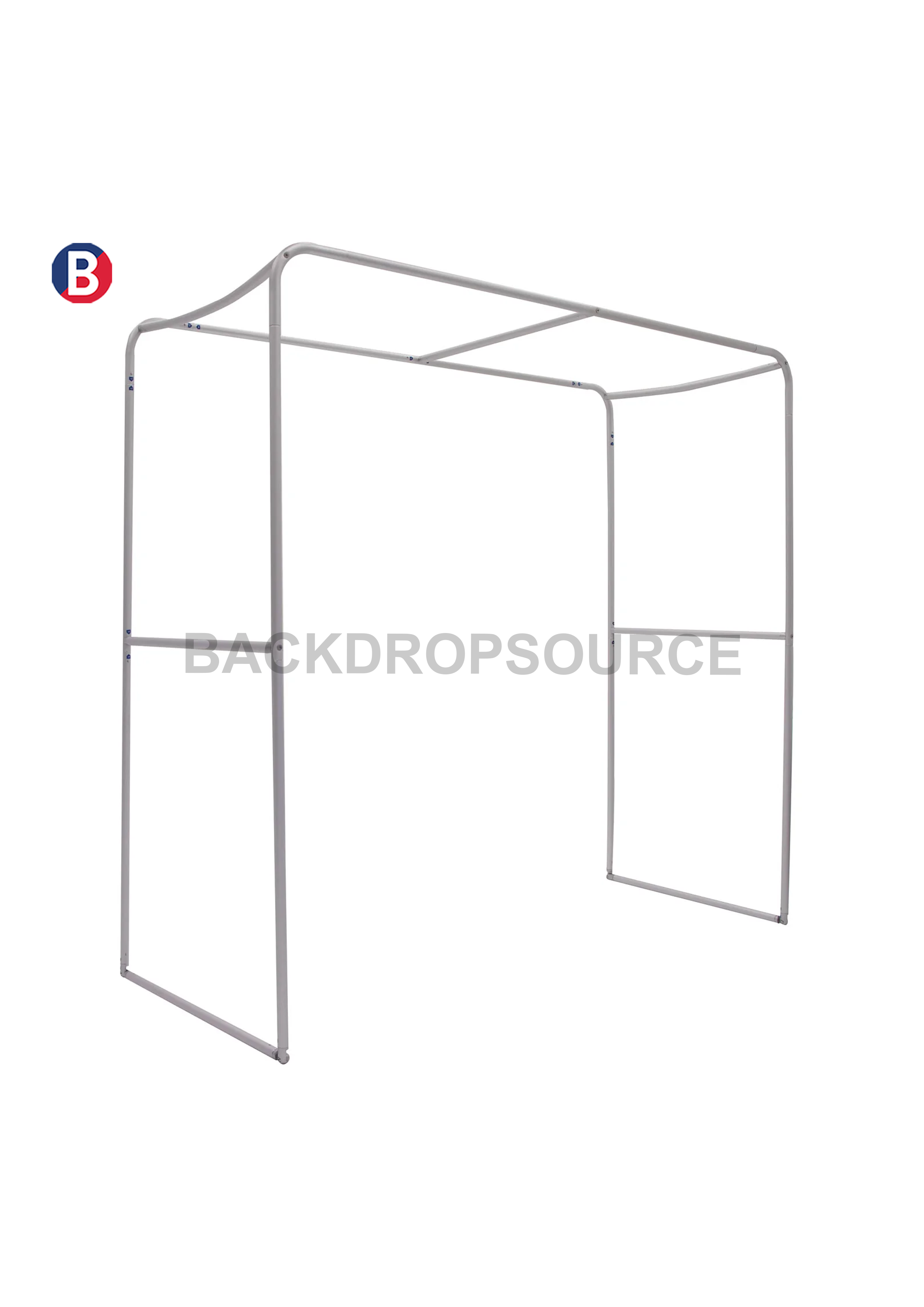 Square Shape Tension Fabric Display Arch With Header.