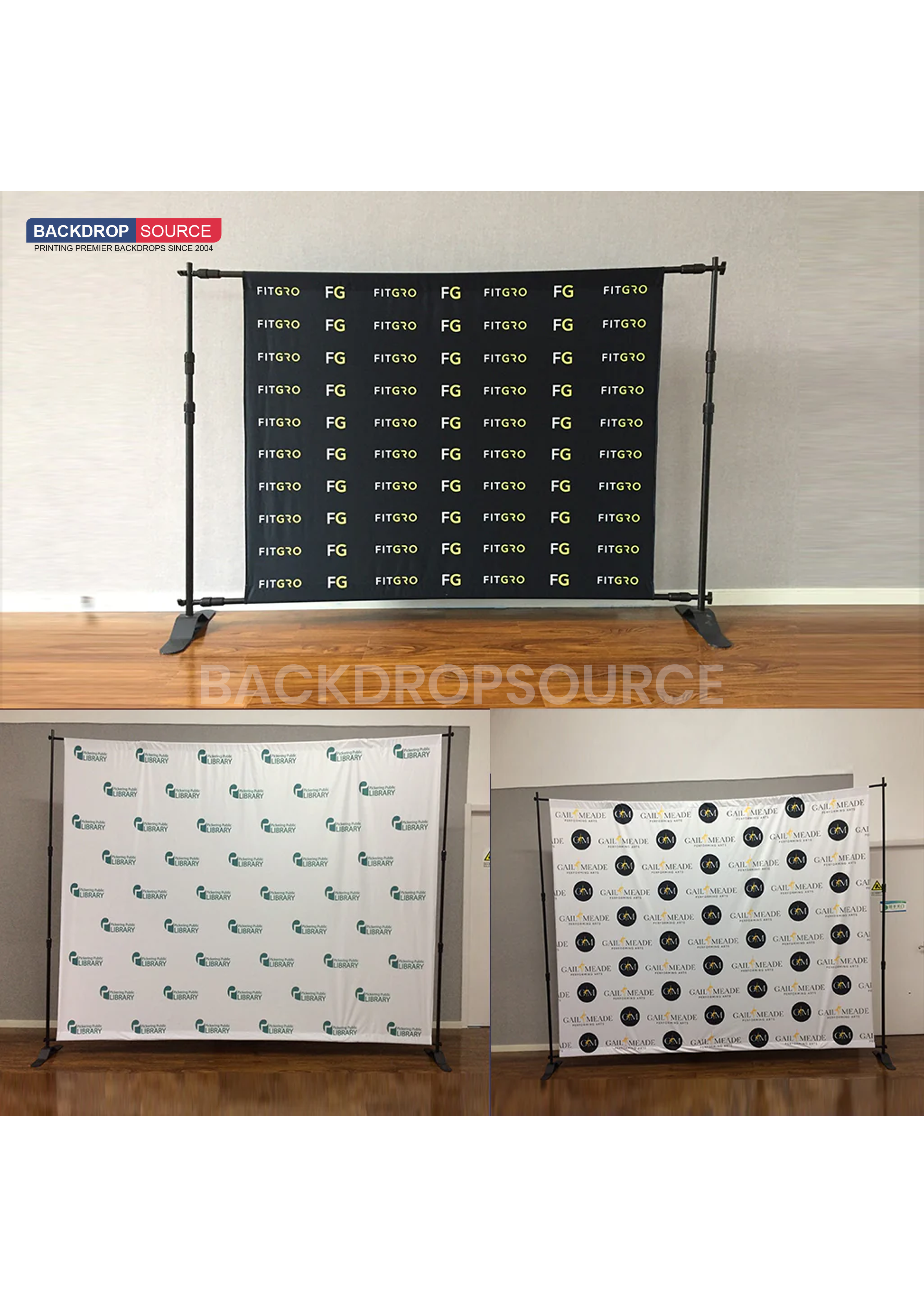 Step and Repeat Event Media Wall Backdrops.