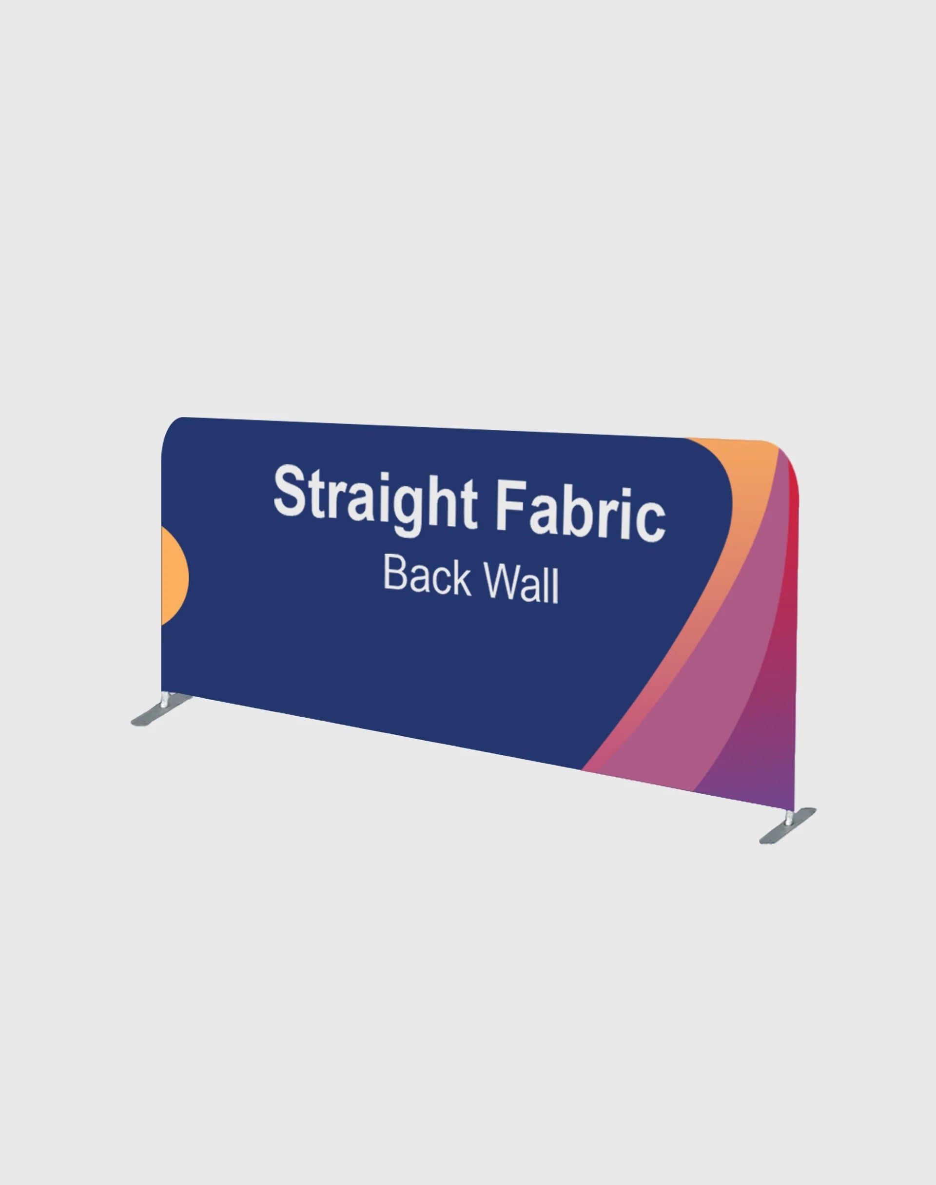 Straight Tension Fabric Media Wall Backdrop - Small.