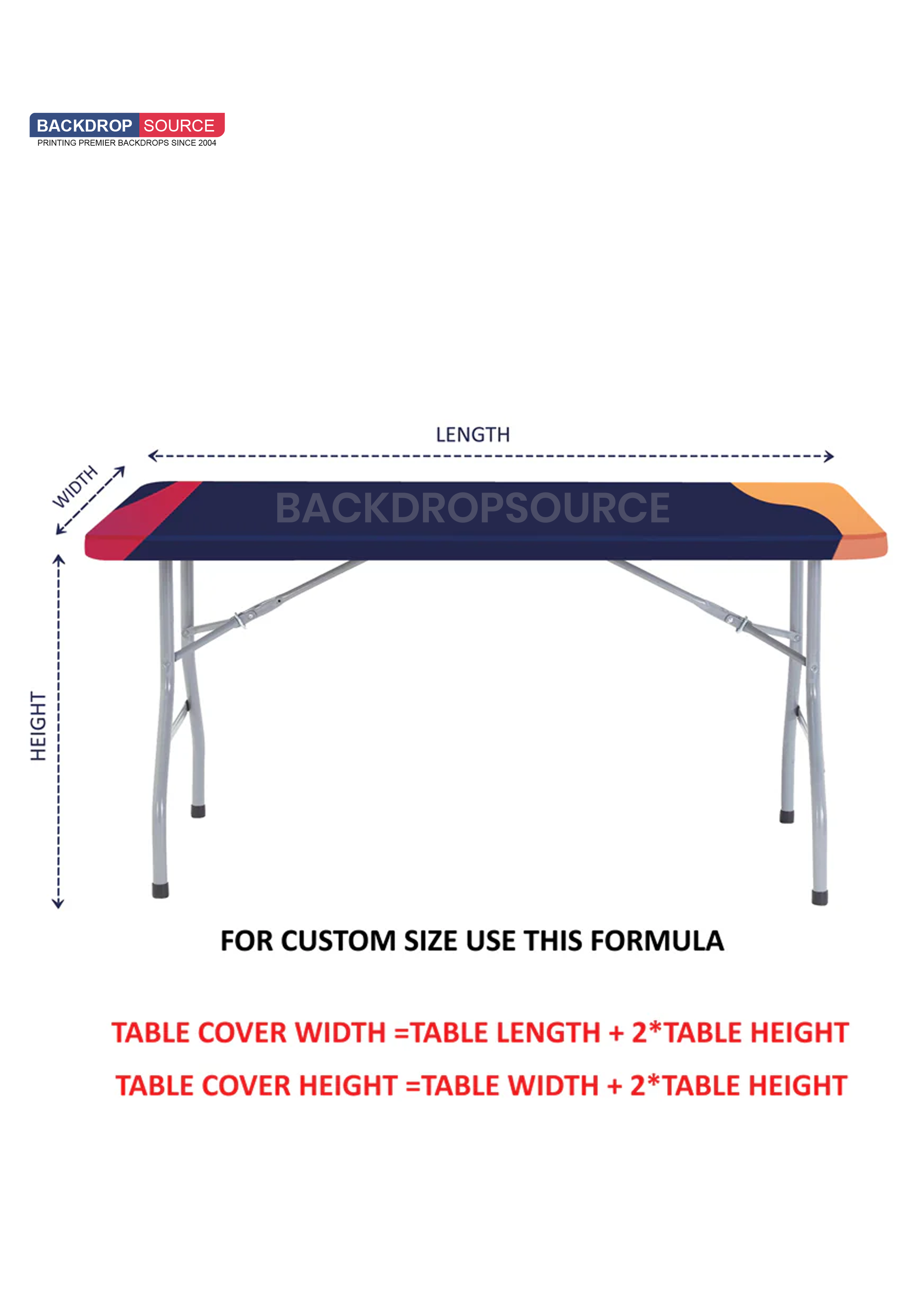 Stretched table covers for trade shows, Backdropsource NZ custom event display solutions