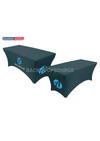 Stretched table covers for trade shows, Backdropsource NZ custom event display solutions