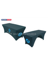 Stretched table covers for trade shows, Backdropsource NZ custom event display solutions