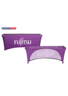 Stretched table covers for trade shows, Backdropsource NZ custom event display solutions