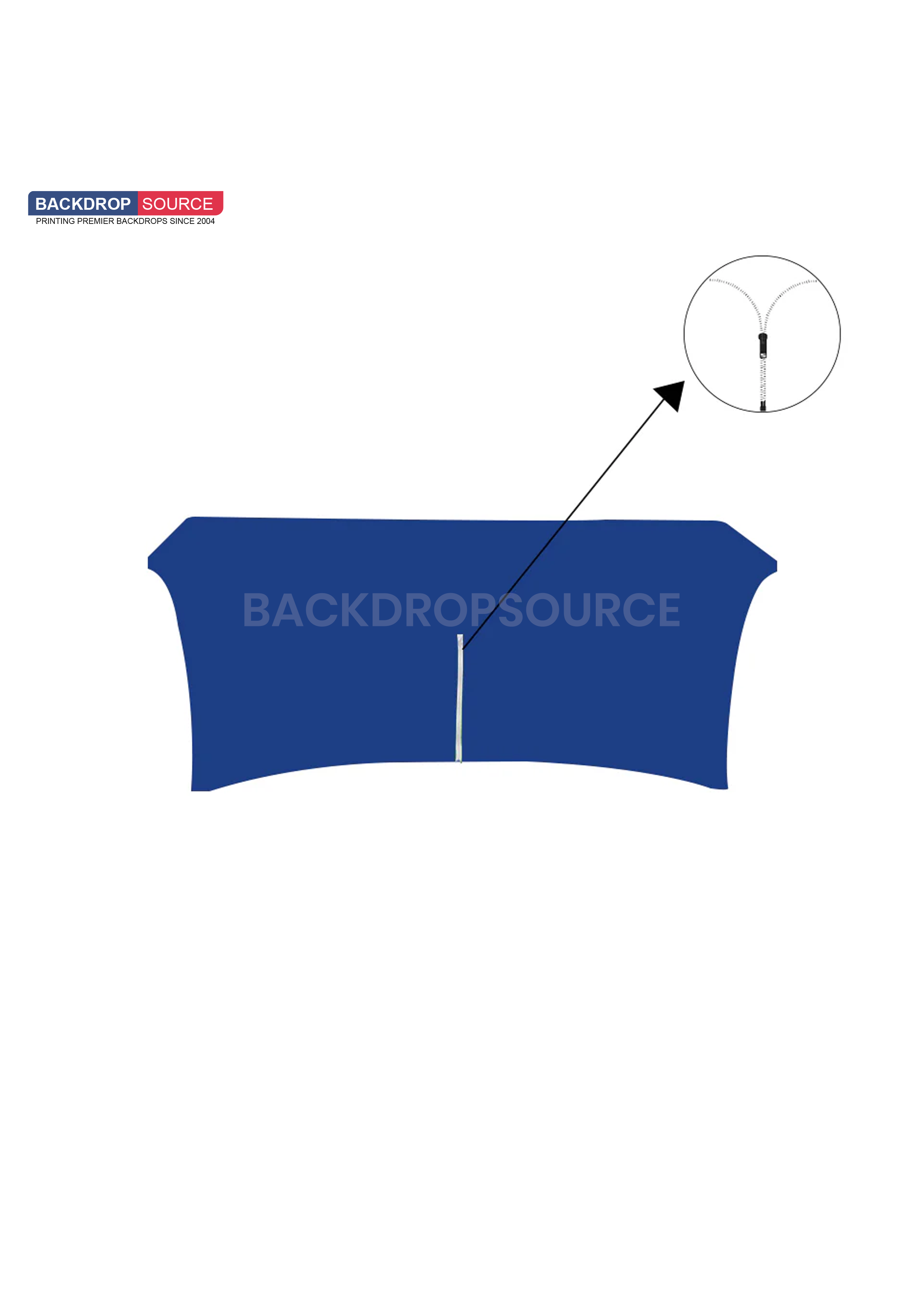 Stretched table covers for trade shows, Backdropsource NZ custom event display solutions