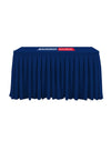 Custom Fitted Table Skirts with Top.