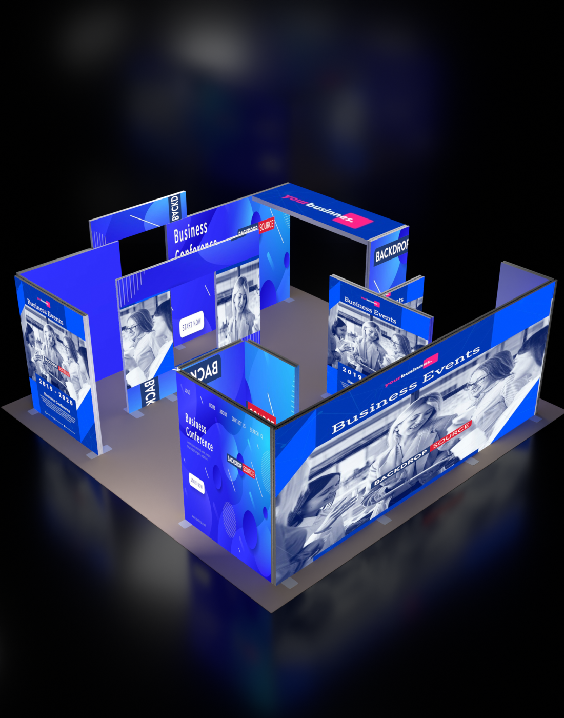 SEG Modular Lightbox Display Kit - Model 16.