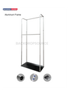 Tension Fabric Stand With Hanging Rail.