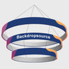 Tiered Circle Hanging Banner.
