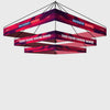 Tiered Square Hanging Banner.