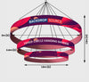 Tiered Circle Hanging Banner.