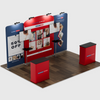Portable Exhibit Display 6m x 3m - Model 7.