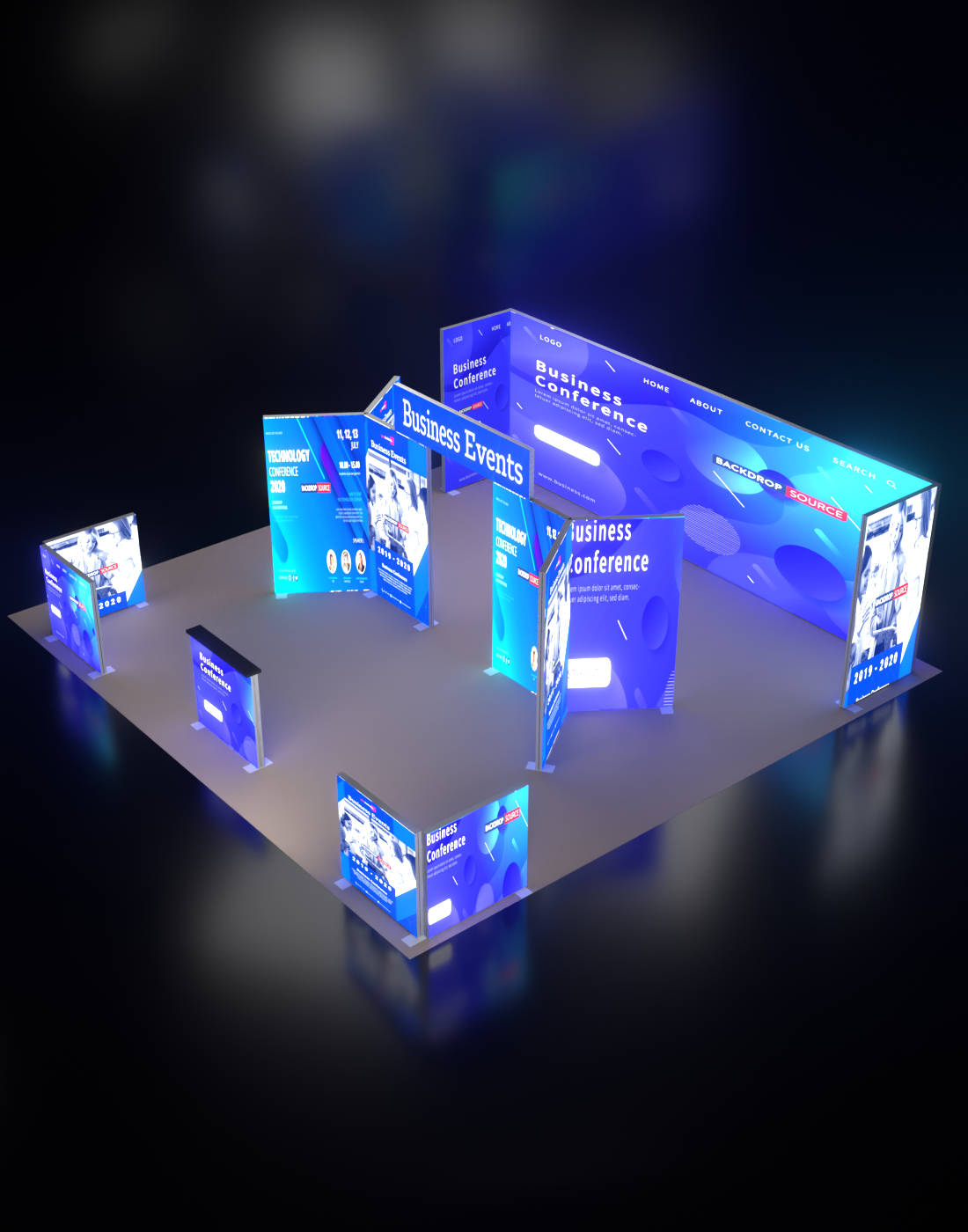 SEG Modular Lightbox Display Kit - Model 18.