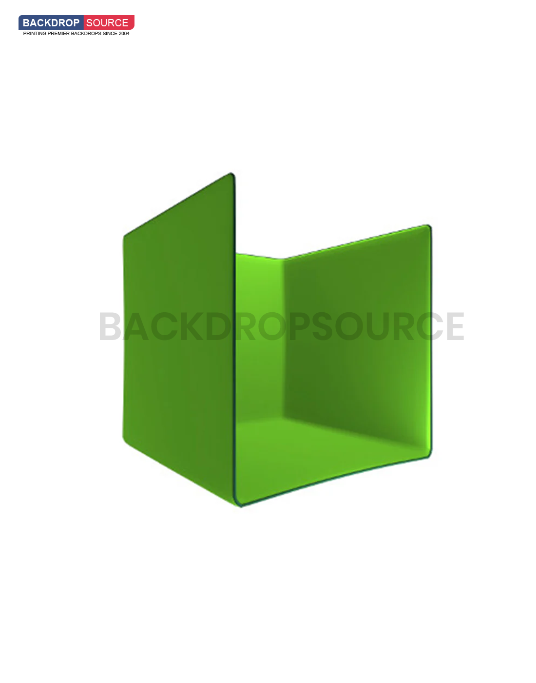 U Shaped Chromakey Green/ White/ Black Photo Booth ( Covers 3 Walls/ Sides).