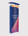 3D Vertical Column with Header.