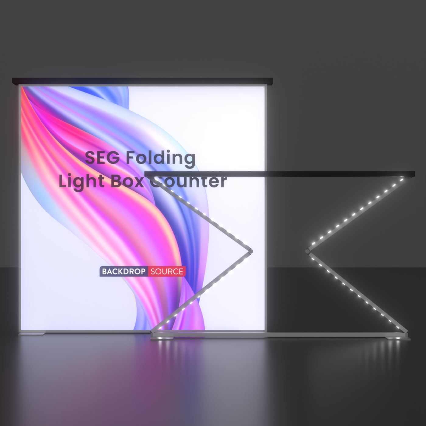 SEG Folding Light Box Counter.