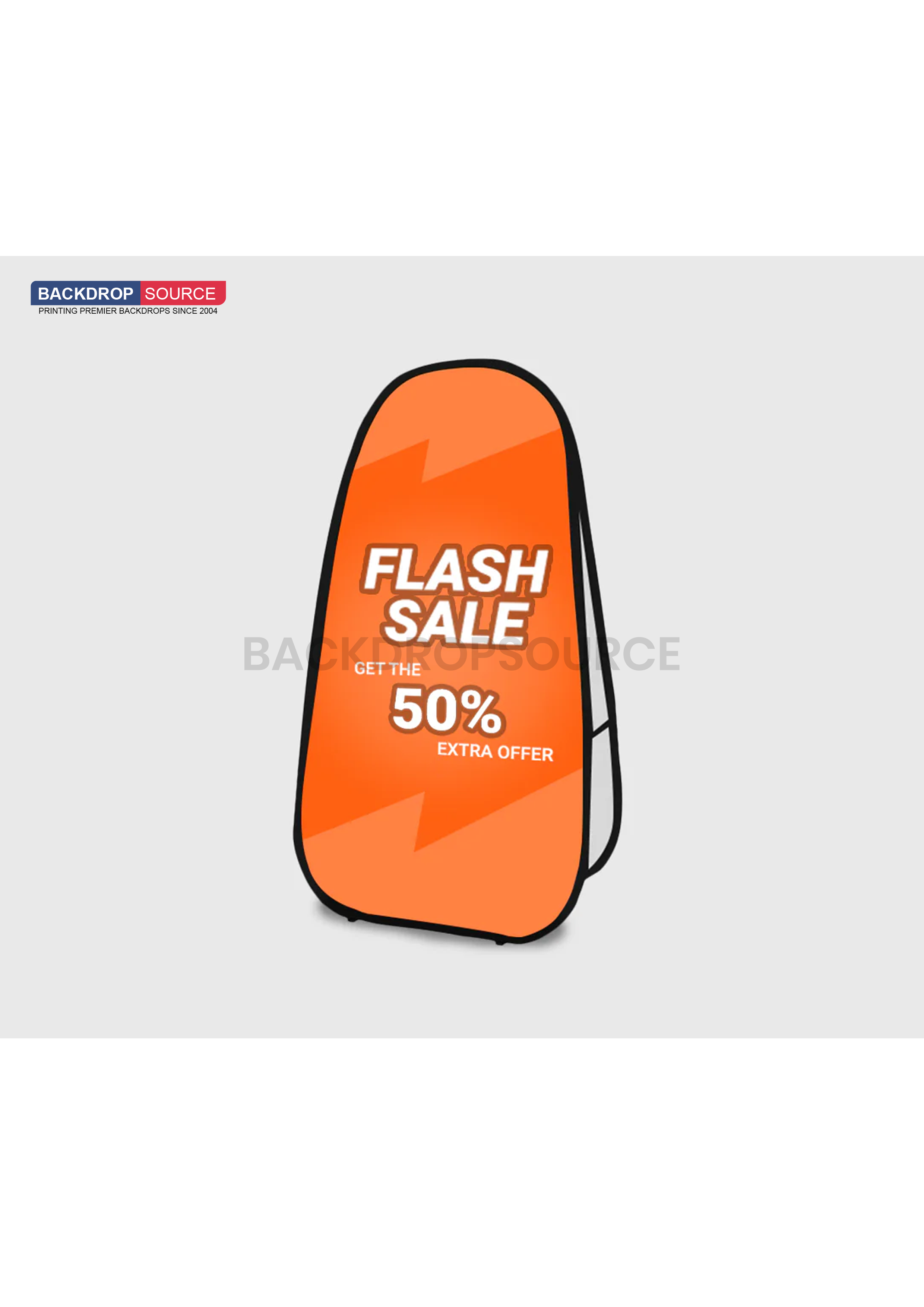 Vertical Pop Up Banners ( Double Side Printed).