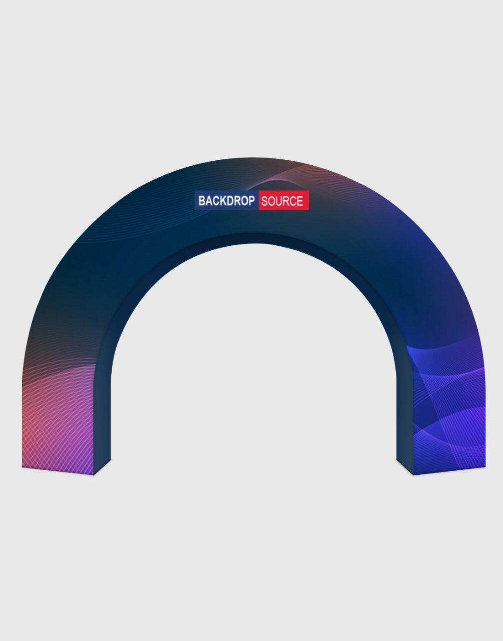 3D Triangular Prism Archway Display.