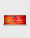 Dual-Sided A-Frame Banner.