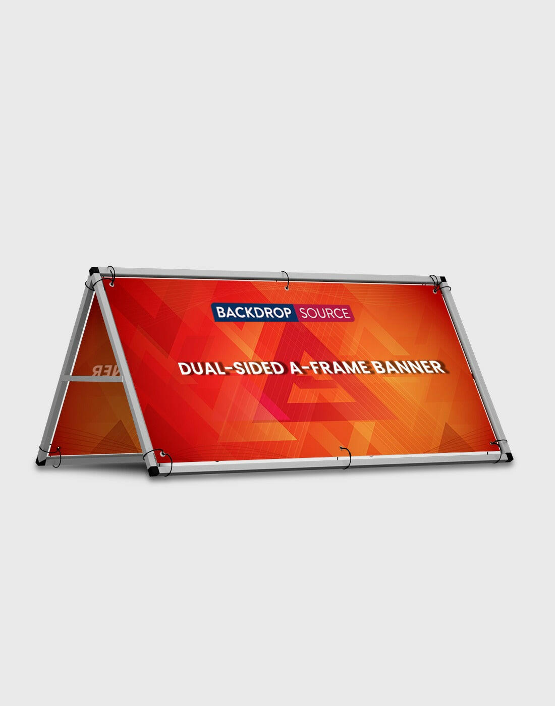 Dual-Sided A-Frame Banner.