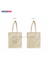 White Canvas Cotton Tote Bag.