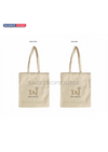 White Canvas Cotton Tote Bag.