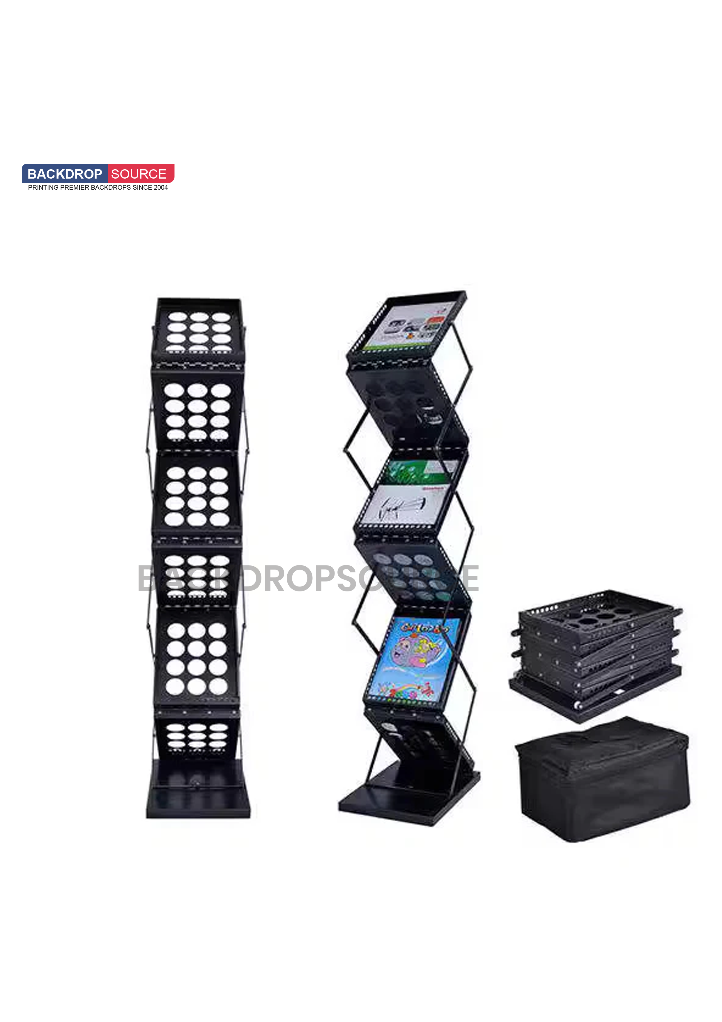 Zig Zag Brochure Stand.
