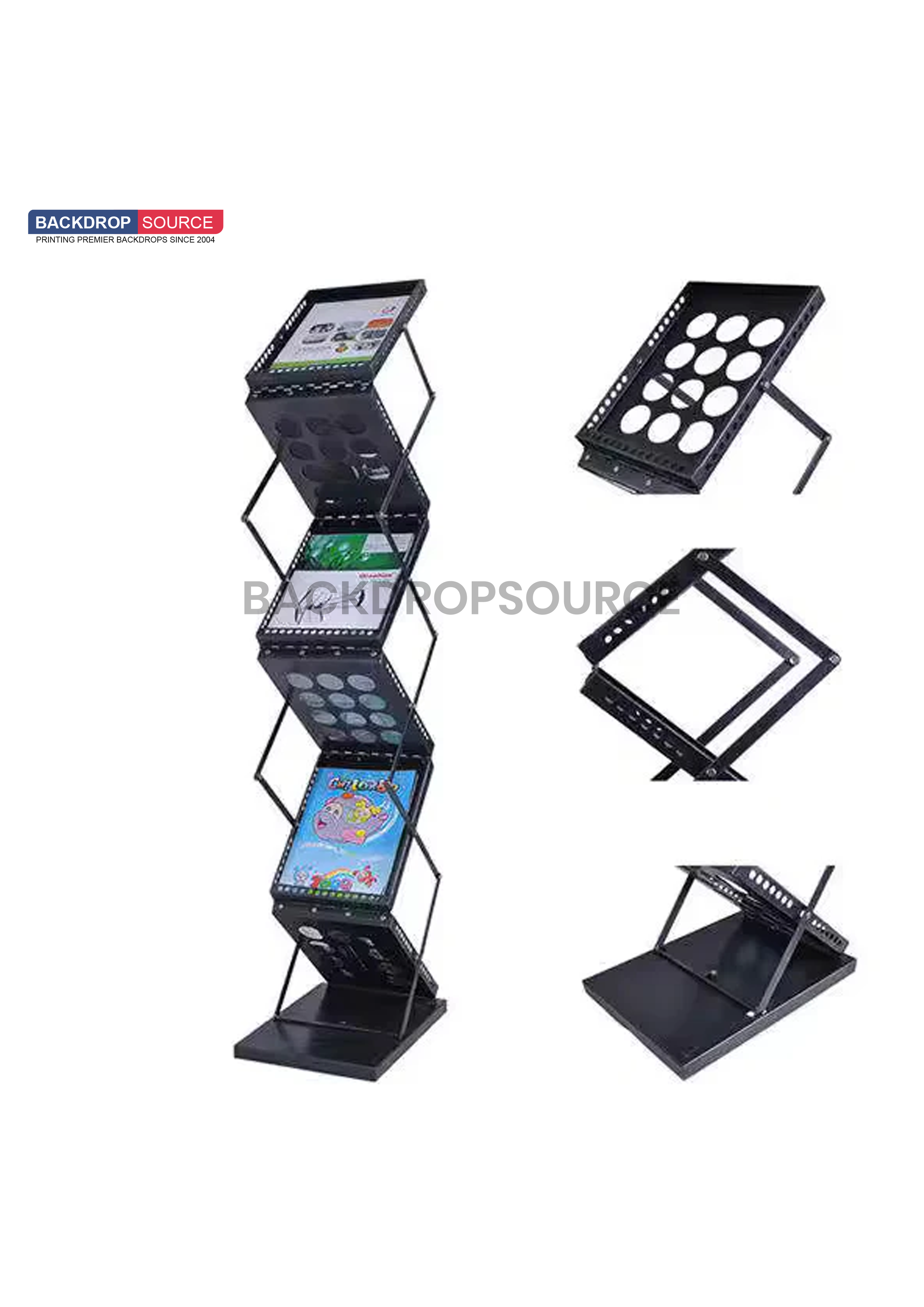 Zig Zag Brochure Stand.