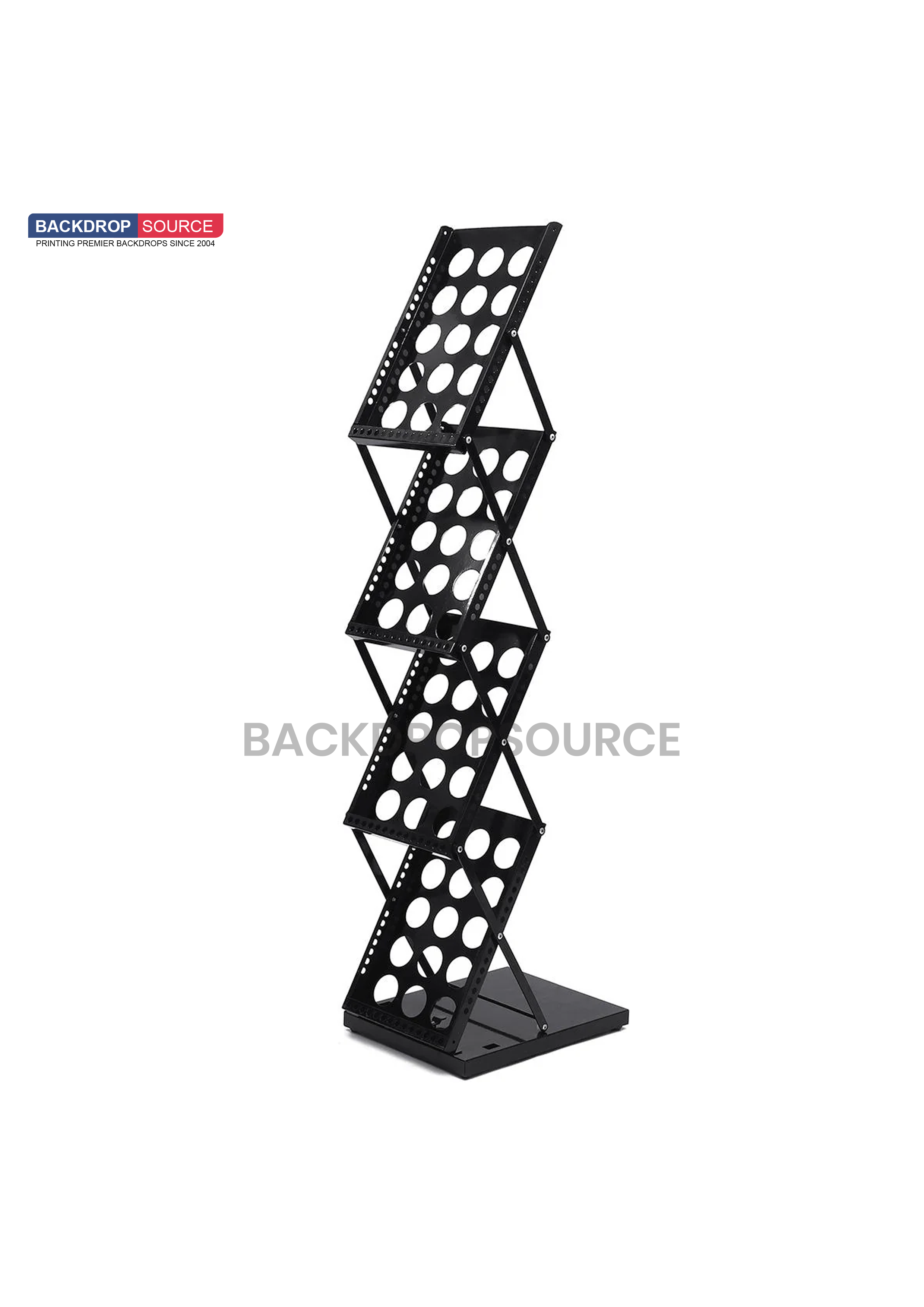 Zig Zag Brochure Stand.