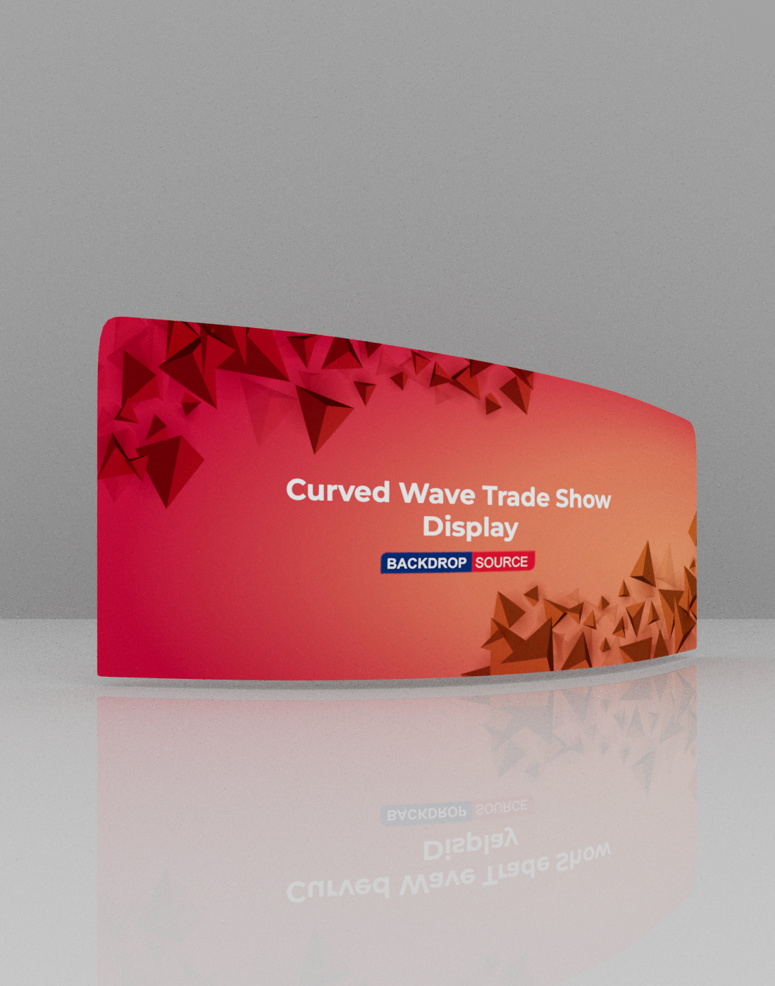 Curved Wave Trade Show Display.