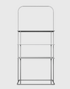 EZ Display Banner Stand with Shelves.