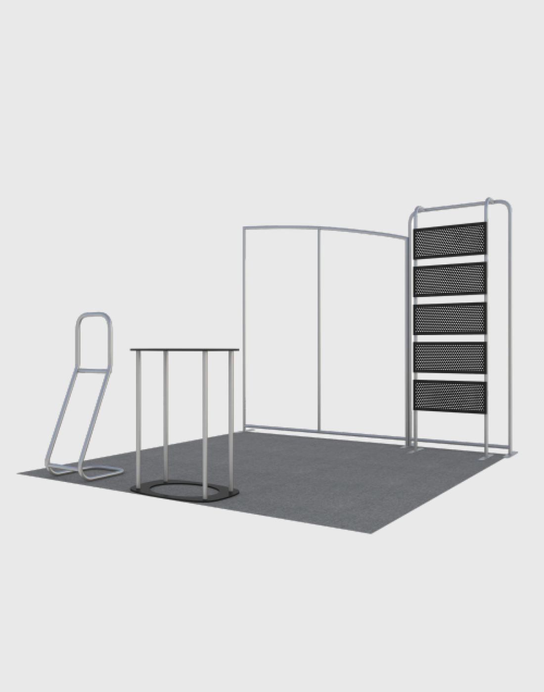 Portable Exhibit Display 3m x 3m - Model 18.