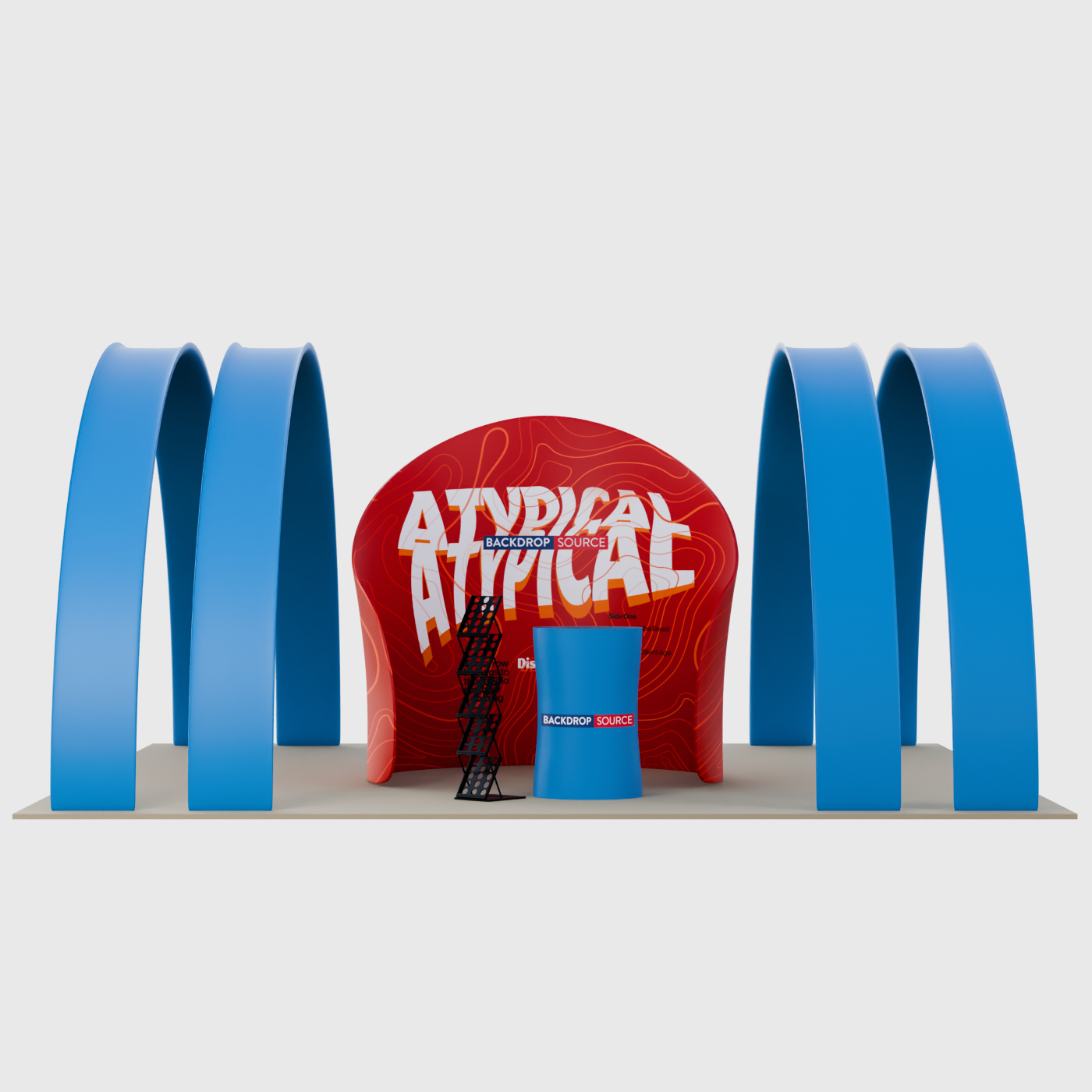 6m Meeting Pod with Round Arch Exhibition Kit.